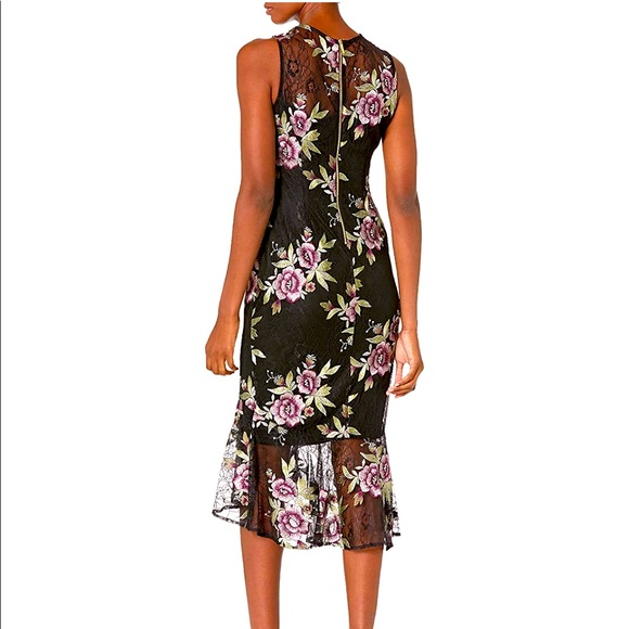 Calvin Klein Lace Midi Dress, fit and flounce - Picture 2 of 5